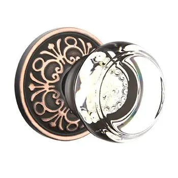 Emtek Georgetown Door Knob with Lancaster Rose by Emtek