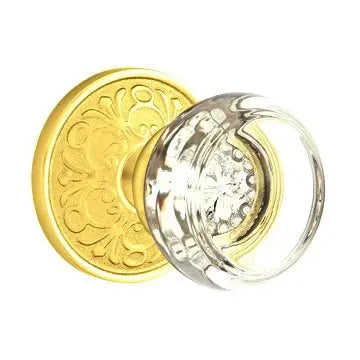 Emtek Georgetown Door Knob with Lancaster Rose by Emtek
