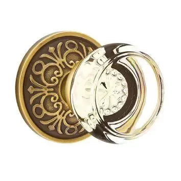 Emtek Georgetown Door Knob with Lancaster Rose by Emtek