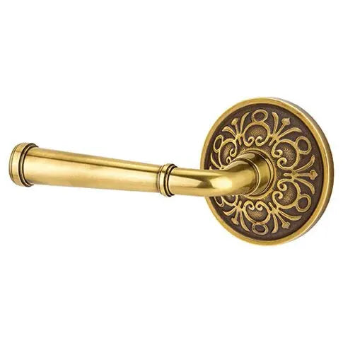 Emtek Merrimack Lever with Lancaster Rose by Emtek
