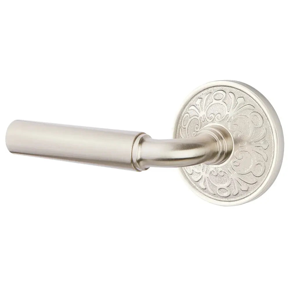 Emtek Manning Door Lever with Lancaster Rose by Emtek