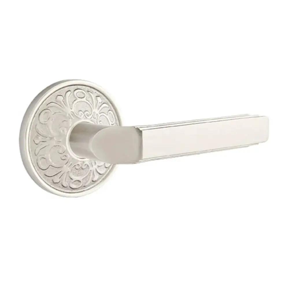 Emtek Milano Door Lever with Lancaster Rose by Emtek