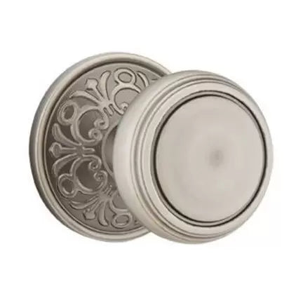 Emtek Norwich Door Knob with Lancaster Rose by Emtek