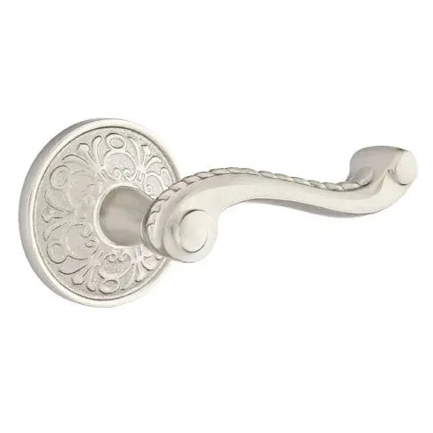 Emtek Rope Lever with Lancaster Rose by Emtek
