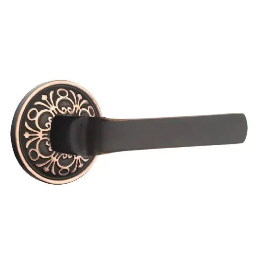 Emtek Spencer Lever with Lancaster Rose by Emtek