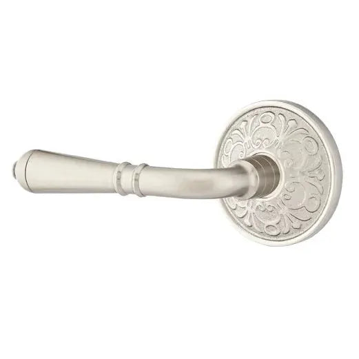 Emtek Turino Door Lever with Lancaster Rose by Emtek