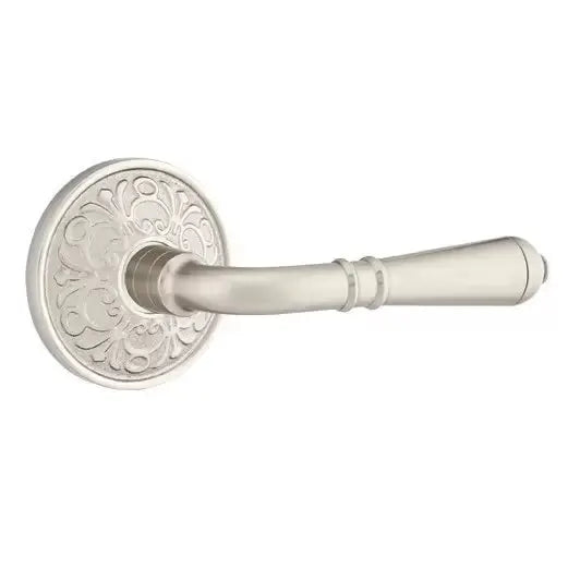 Emtek Turino Door Lever with Lancaster Rose by Emtek
