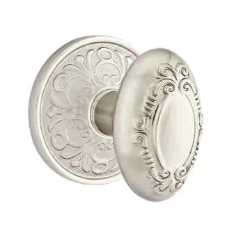 Emtek Victoria Knob with Lancaster Rose by Emtek
