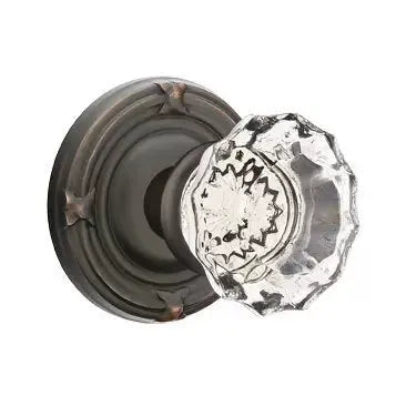 Emtek Astoria Door Knob with Ribbon and Reed Rose by Emtek