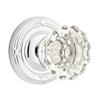 Emtek Astoria Door Knob with Ribbon and Reed Rose by Emtek