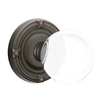 Emtek Bristol Door Knob with Ribbon and Reed Rose by Emtek