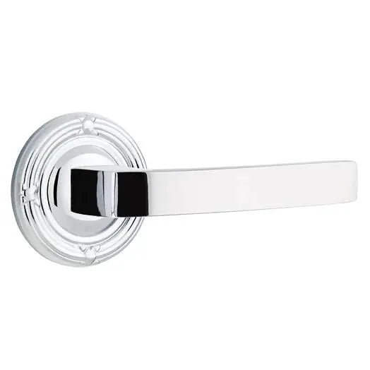 Emtek Breslin Lever with Ribbon and Reed Rose by Emtek