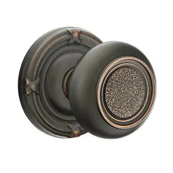 Emtek Belmont Knob with Ribbon and Reed Rose by Emtek