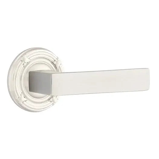 Emtek Dumont Lever with Ribbon and Reed Rose by Emtek