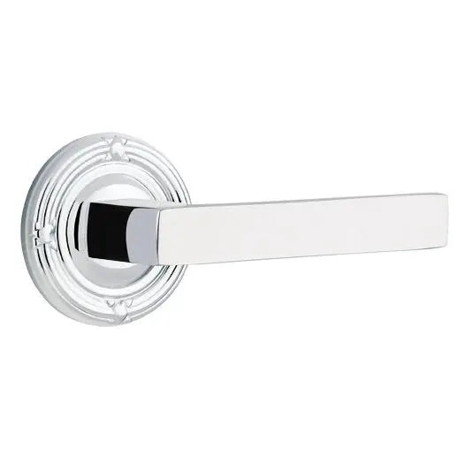 Emtek Dumont Lever with Ribbon and Reed Rose by Emtek