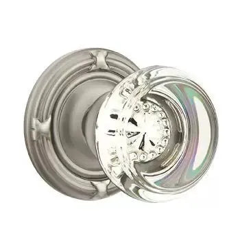Emtek Georgetown Door Knob with Ribbon and Reed Rose by Emtek