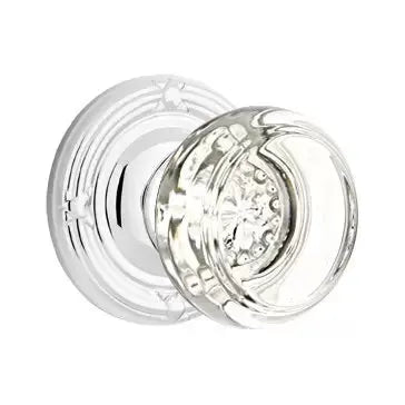 Emtek Georgetown Door Knob with Ribbon and Reed Rose by Emtek