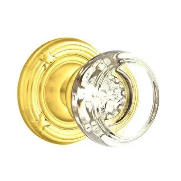 Emtek Georgetown Door Knob with Ribbon and Reed Rose by Emtek