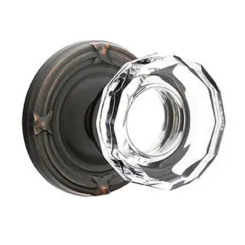 Emtek Lowell Door Knob with Ribbon and Reed Rose by Emtek