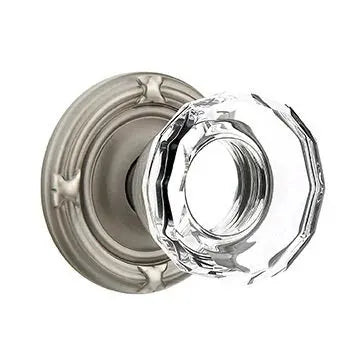 Emtek Lowell Door Knob with Ribbon and Reed Rose by Emtek