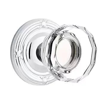 Emtek Lowell Door Knob with Ribbon and Reed Rose by Emtek
