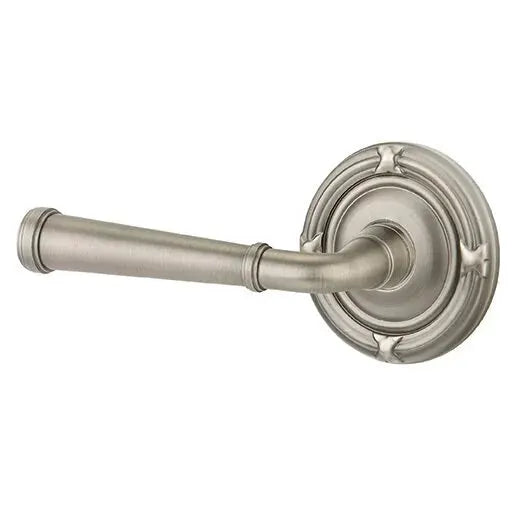 Emtek Merrimack Lever with Ribbon and Reed Rose by Emtek