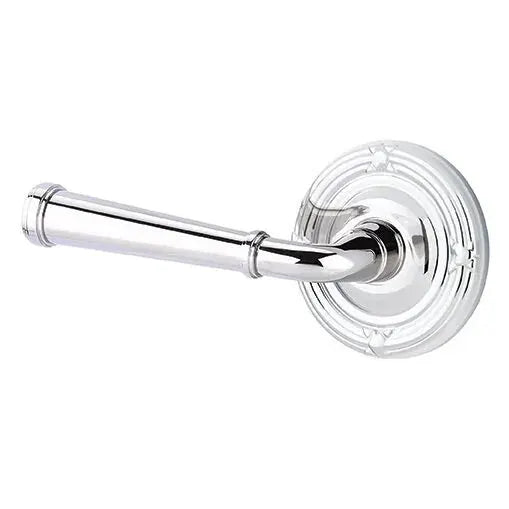 Emtek Merrimack Lever with Ribbon and Reed Rose by Emtek