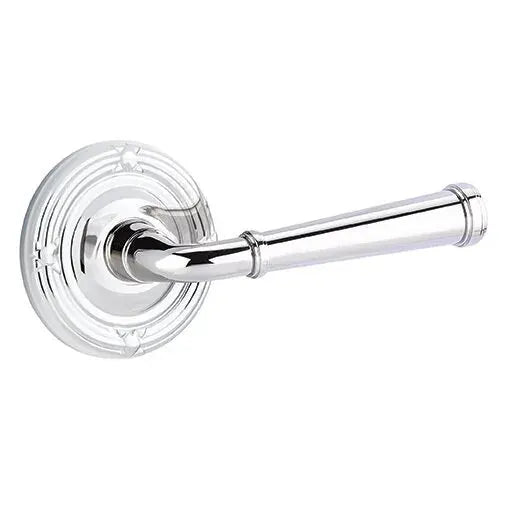 Emtek Merrimack Lever with Ribbon and Reed Rose by Emtek