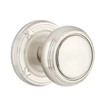 Emtek Norwich Door Knob with Ribbon and Reed Rose by Emtek