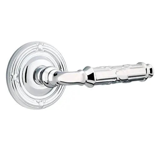 Emtek Ribbon and Reed Lever with Ribbon and Reed Rose by Emtek