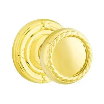 Emtek Rope Knob with Ribbon and Reed Rose by Emtek