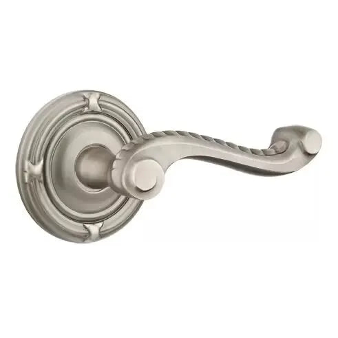 Emtek Rope Lever with Ribbon and Reed Rose by Emtek