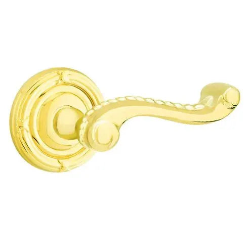 Emtek Rope Lever with Ribbon and Reed Rose by Emtek