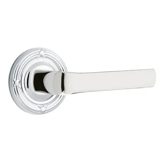 Emtek Spencer Lever with Ribbon and Reed Rose by Emtek