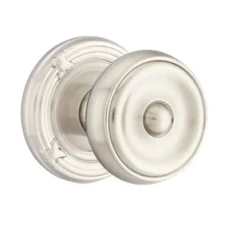 Emtek Waverly Door Knob with Ribbon and Reed Rose by Emtek