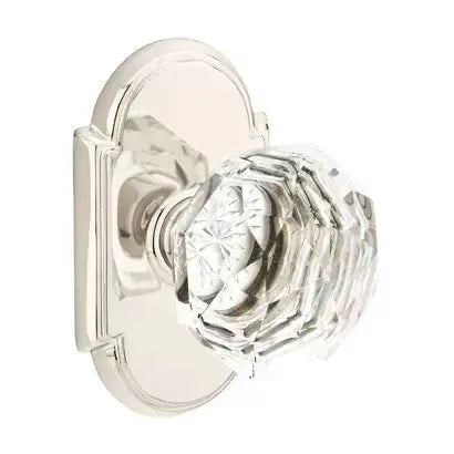 Emtek Diamond Door Knob with #8 Rose by Emtek