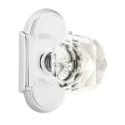 Emtek Diamond Door Knob with #8 Rose by Emtek