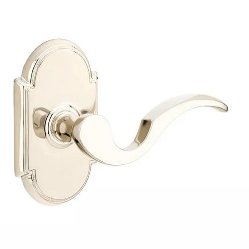 Emtek Cortina Door Lever with #8 Rose by Emtek