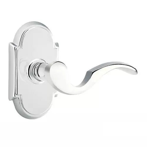 Emtek Cortina Door Lever with #8 Rose by Emtek