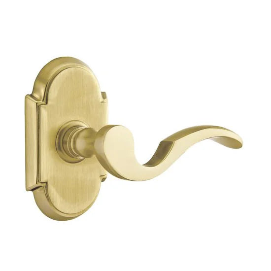 Emtek Cortina Door Lever with #8 Rose by Emtek