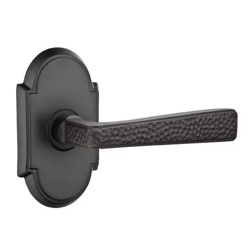 flat black door levers