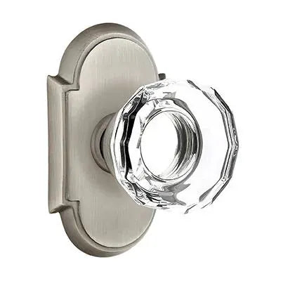 Emtek Lowell Door Knob with #8 Rose by Emtek