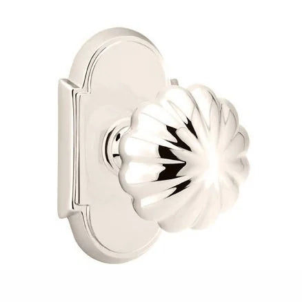 Emtek Melon Door Knob with #8 Rose by Emtek