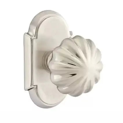 Emtek Melon Door Knob with #8 Rose by Emtek