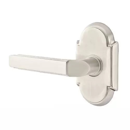 Emtek Milano Door Lever with #8 Rose by Emtek