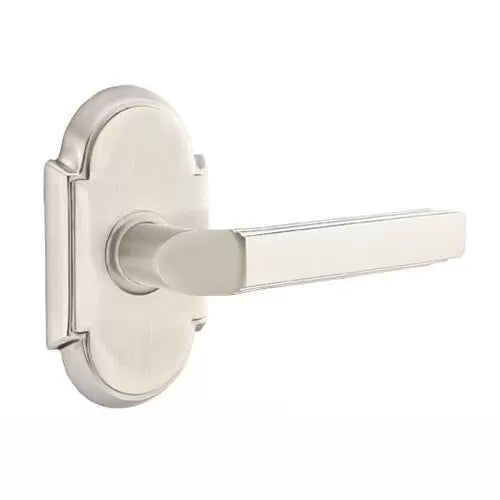 Emtek Milano Door Lever with #8 Rose by Emtek