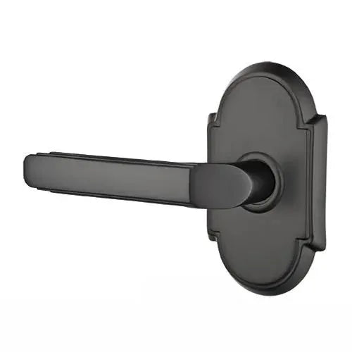 Emtek Milano Door Lever with #8 Rose by Emtek