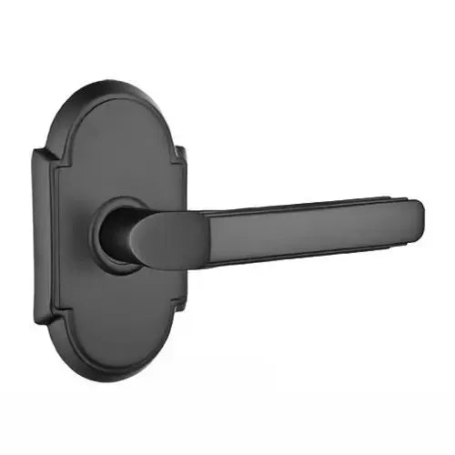 Emtek Milano Door Lever with #8 Rose by Emtek