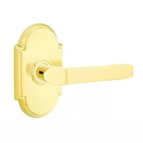 Emtek Milano Door Lever with #8 Rose by Emtek