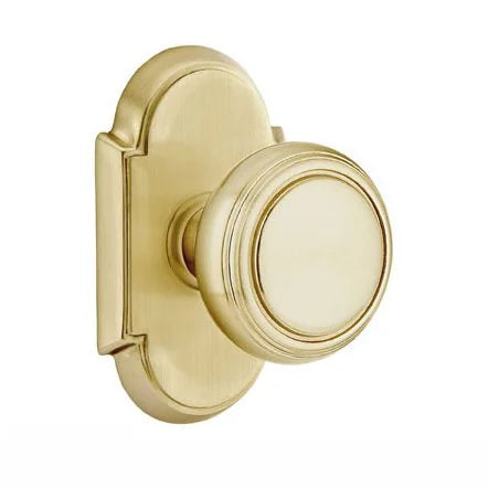 Emtek Norwich Door Knob with #8 Rose by Emtek